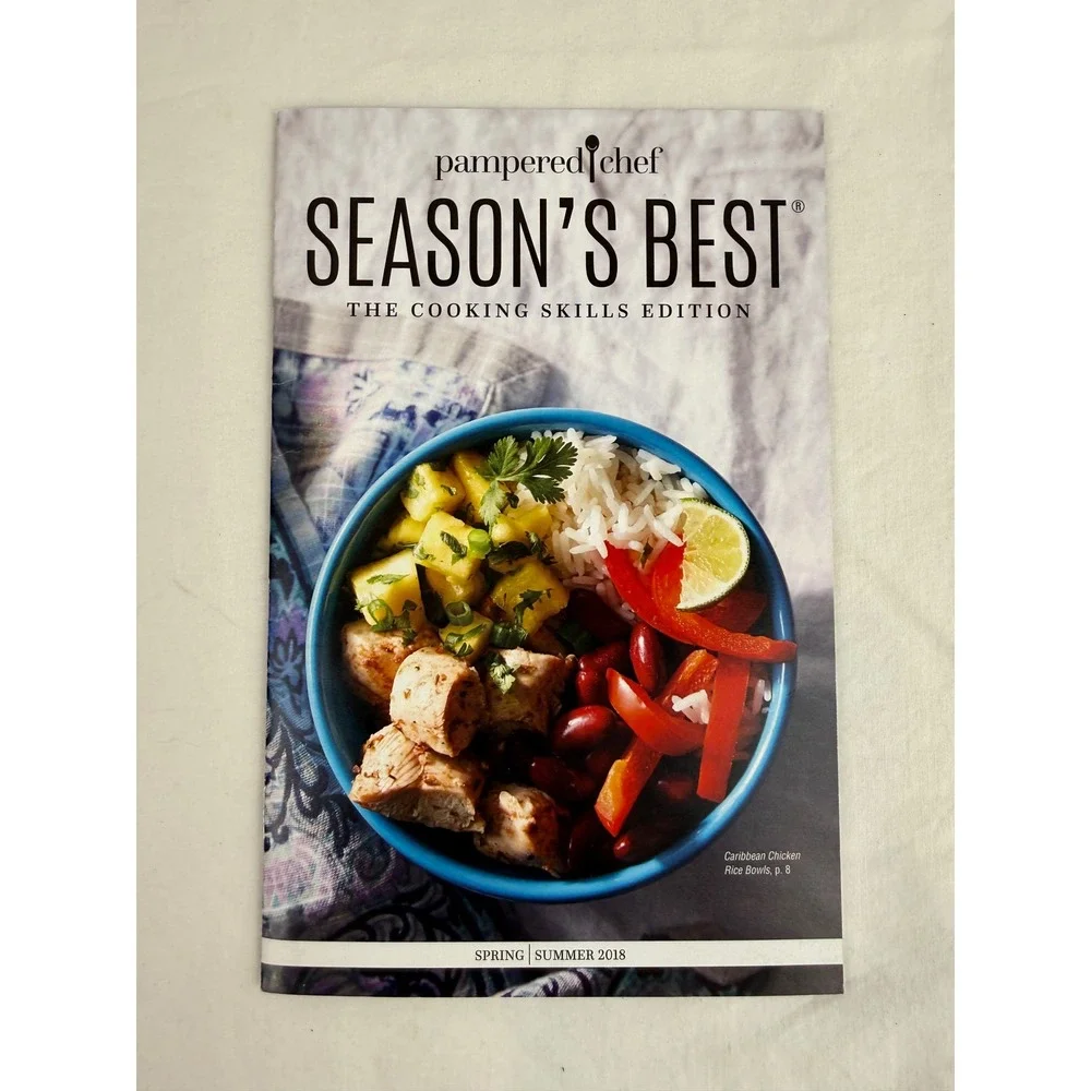 Pampered Chef Seasons Best Recipe Booklets Lot of 5‎ Cookbooks 2015-2020 Mixed